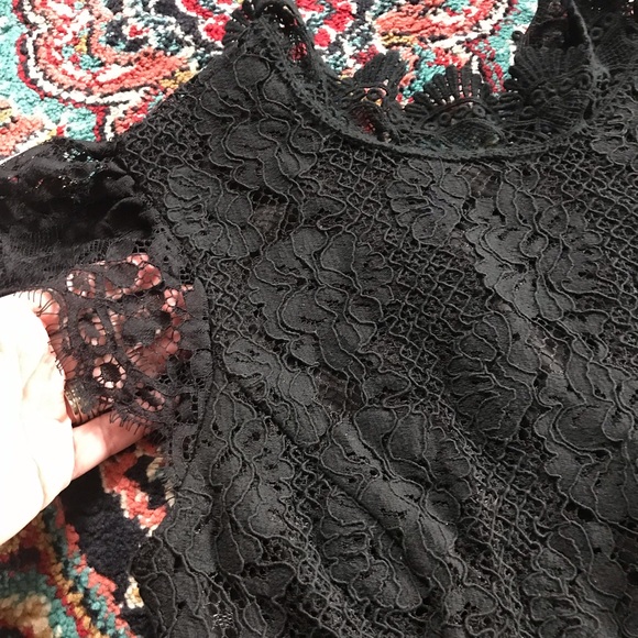 For Sale! NWOT Lulus Black Lace Dress - Picture 12 of 15